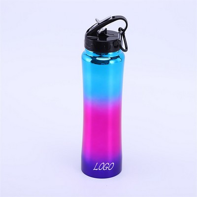 750Ml Portable Insulated Stainless Steel Cup With Latch