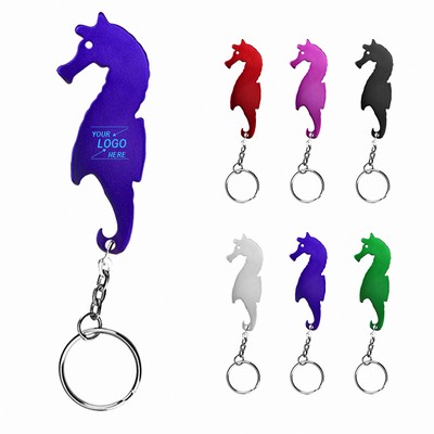 Seahorse Bottle Opener Keychain