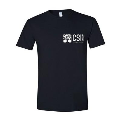 Gildan Soft Style T-Shirt Black Short Sleeve