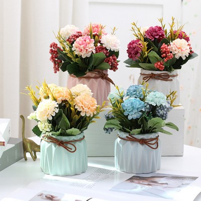 Elegant Artificial Flower Potted Plant