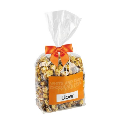 Extra Large Popcorn Bags - White & Dark Chocolate Swirl Popcorn