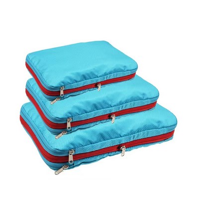 Set Of 3 Travel Storage Bag Suitcase Luggage Organizer