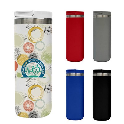 18 Oz. Full Color Town Stainless Steel Bottle