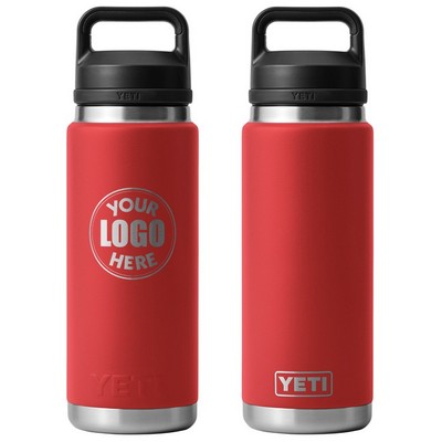 YETI Rambler 26 OZ Bottle w/ Chug Cap - Laser Engraved