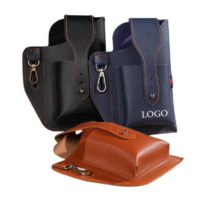 Compact PU Leather Waist Pouch