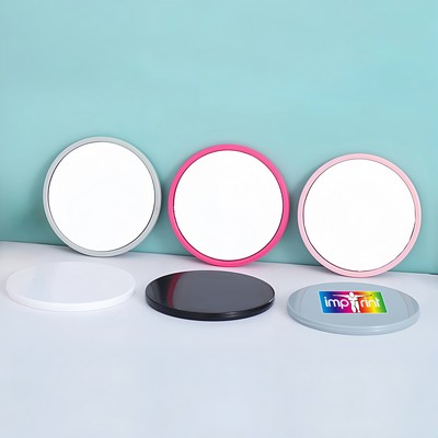 Circle Celluloid Pocket Mirror Button