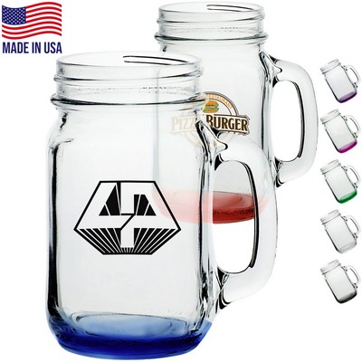 16 oz. Mason Drinking Jars with Handles