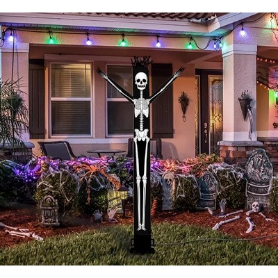 Halloween Skeleton Inflatable Tube Man package