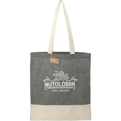 Split Recycled 5oz Cotton Twill Convention Tote