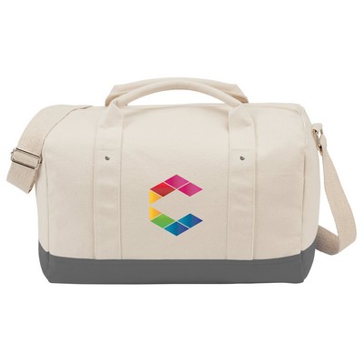 Belair 17'' Cotton Canvas Duffle Bag