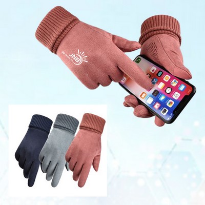 Windproof Suede Gloves