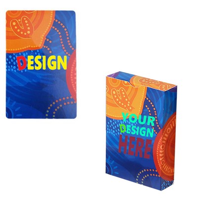 Full Color Customizable 320GSM Smooth Surface Playing Cards