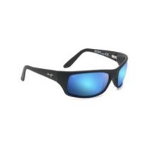 Maui Jim® USA, Inc. Peahi Sunglasses-Black/Blue Hawaii