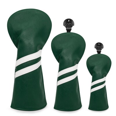 Leather Golf Head Cover Set