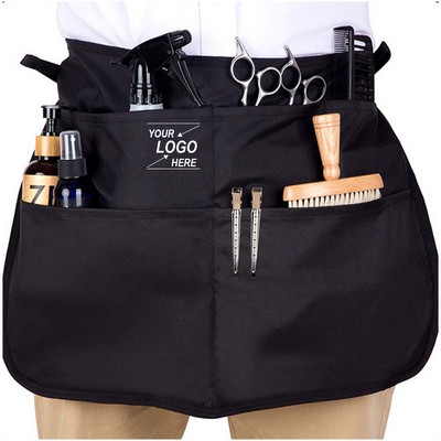 Hair Stylist Waist Apron with Multiple Pockets