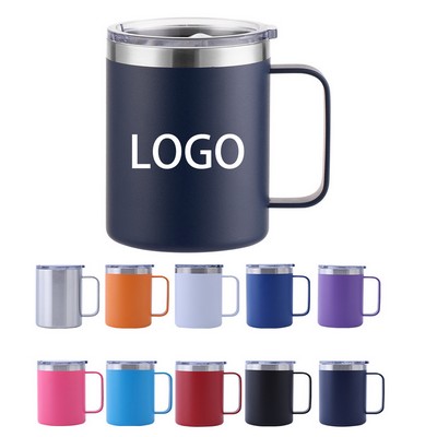 12 Oz Stainless Steel Insulation Mug with Handle