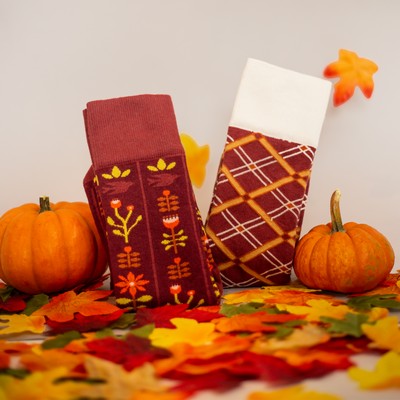 Dress Fall Socks - Sophisticated Autumn Foot Attire - American Made