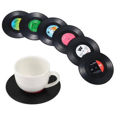 Retro Disk Vinyl Record CD Coaster