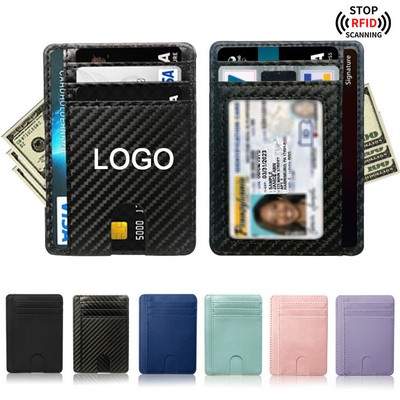 RFID Blocking Leather Wallet