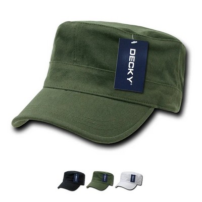 Decky Five Panel Low Profile Relaxed Cotton Flex Cadet Hat