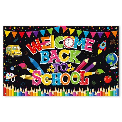 Welcome Back to School Backdrop