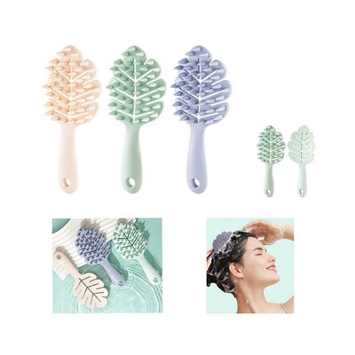 Leaf-Shaped Shampoo Brush