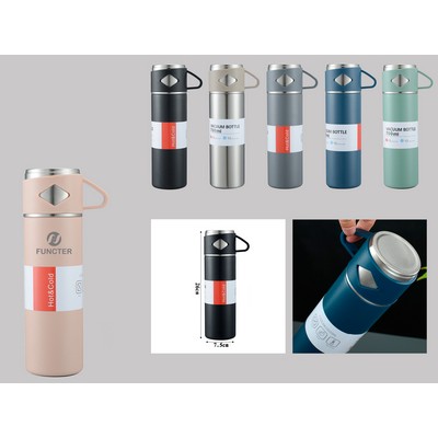 23 Oz/700ml Water Bottle Vacuum Insulated Stainless Steel Bottle Thermal Bottle With Own Cup