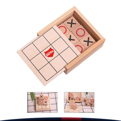 Razny Wooden Tic-Tac-Toe Game