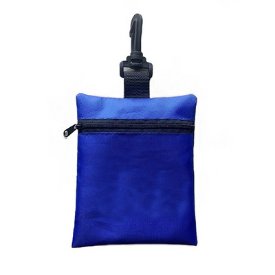 Zipper Pouch With Carabiner