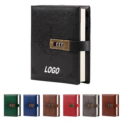 Secure Lock Diary Notebook