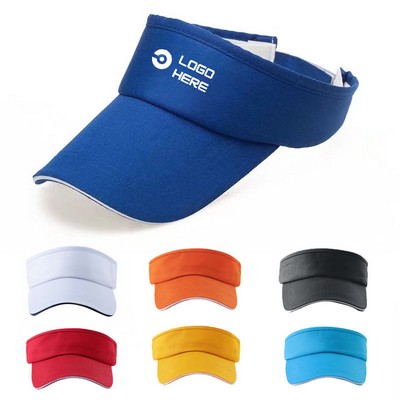 Summer Cotton Visor Hats