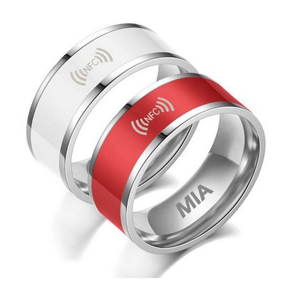 Stainless Steel NFC Wearable Smart Ring