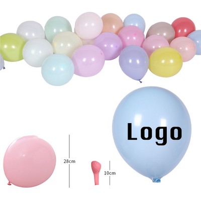 Pastel Colorful Latex Party Balloons 100 Pack 10 Inches