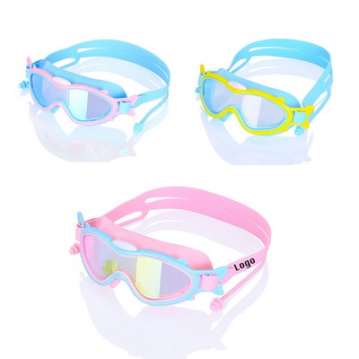 Youth Anti-Fog Swimming Waterproof Goggles