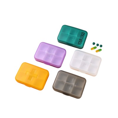 6 Grids Dispenser Pill Box