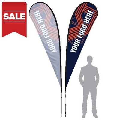 SPECIAL SALE - 7' 11' 13' Printed Teardrop Flag