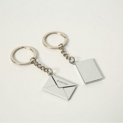 Metal Envelope Key Chain