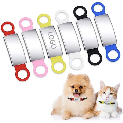 Silicone Dog Collar Tag