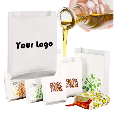 Food Oil proof Wet Wax Paper Bags