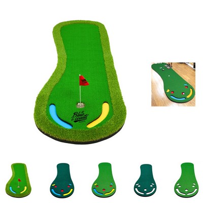 Professional Kidney Shaped Putting Practice Mat