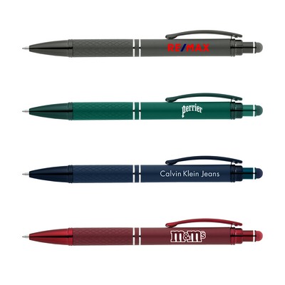 Stylus-446 Soft Touch Metallic Ballpoint Pen