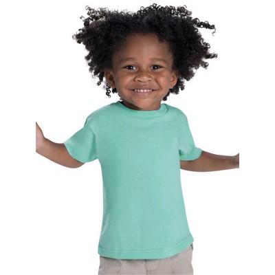 Rabbit Skins Toddler Crew Neck Short Sleeve Cotton Jersey T-Shirts