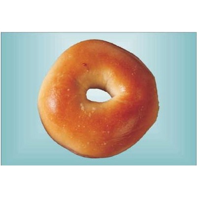 Round Bagel Rectangle Metal Photo Magnet (2"x3")