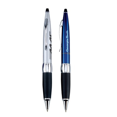 Metal Pen, Ballpoint pen, Twist action, Blue ink refill optional