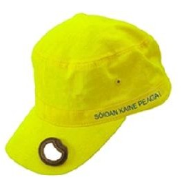 Baseball Cap w/Round Bottle Opener