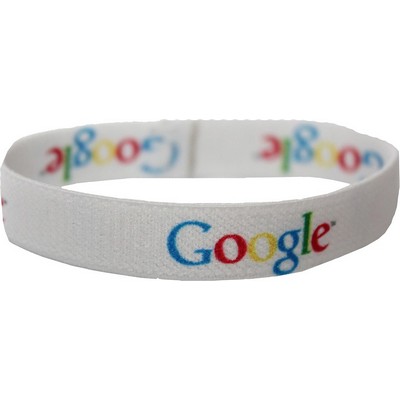 Wristband-Stretch Polyester Dye Sublimated - Domestically Produced (7.5"x½")