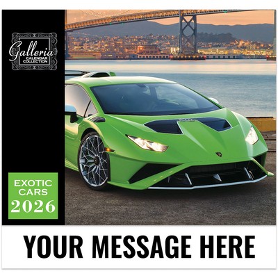 Galleria Wall Calendar 2026 Exotic Cars (English)