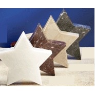 4.5" Red Marble Star Award