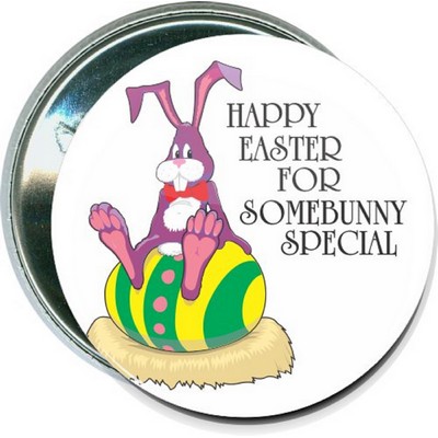 Round Button w/ Happy Easter for Somebunny Special - 2 1/4 "