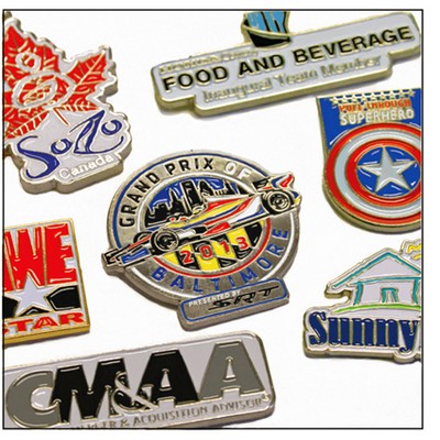 0.75" Die-Struck Soft Enamel Lapel Pin